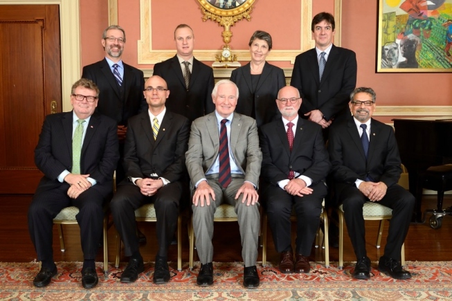 Dr. Michael Kovacs with Governor General, David Johnston and 